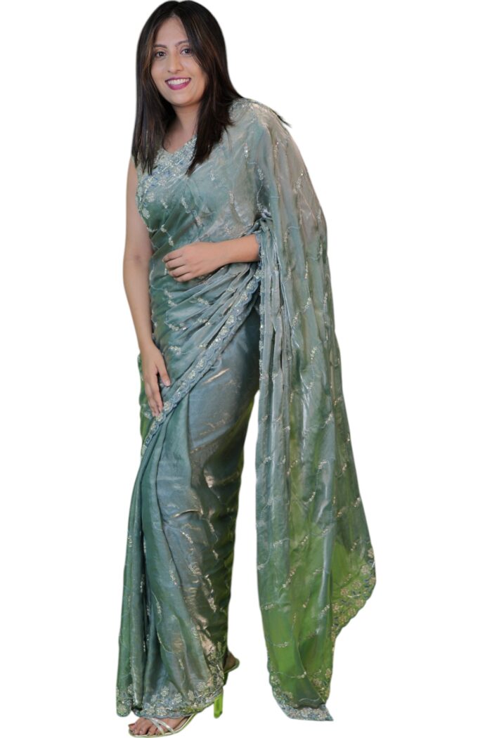 PARTY WEAR SAREE - Image 3