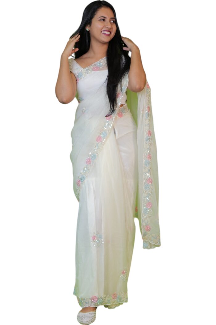 PARTY WEAR SAREE - Image 3