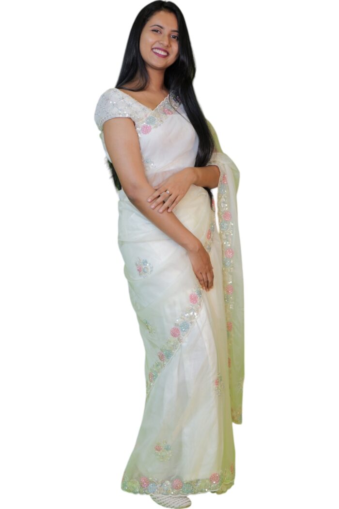 PARTY WEAR SAREE - Image 2