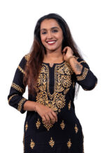 Elegant black kurti top - Image 3