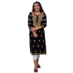 Elegant black kurti top