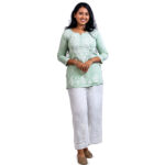 Mint green kurti top