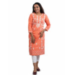 Peach kurta