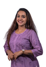 Lavender Embroidered Cotton Kurti - Image 2